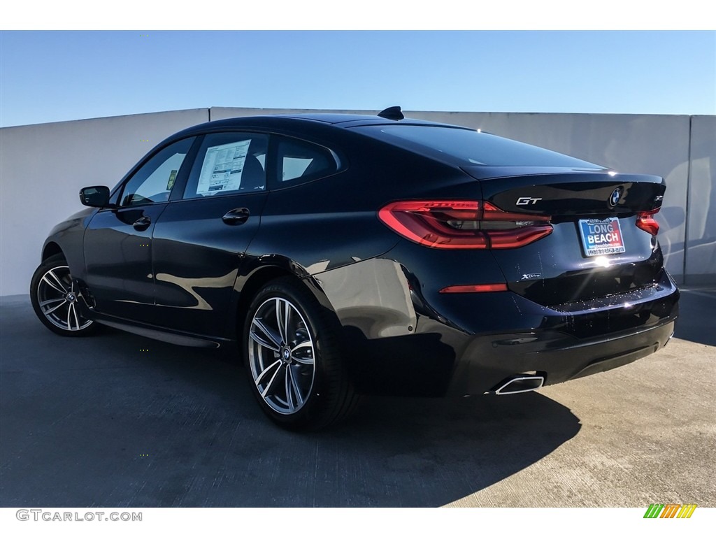 2019 6 Series 640i xDrive Gran Turismo - Carbon Black Metallic / Black photo #2