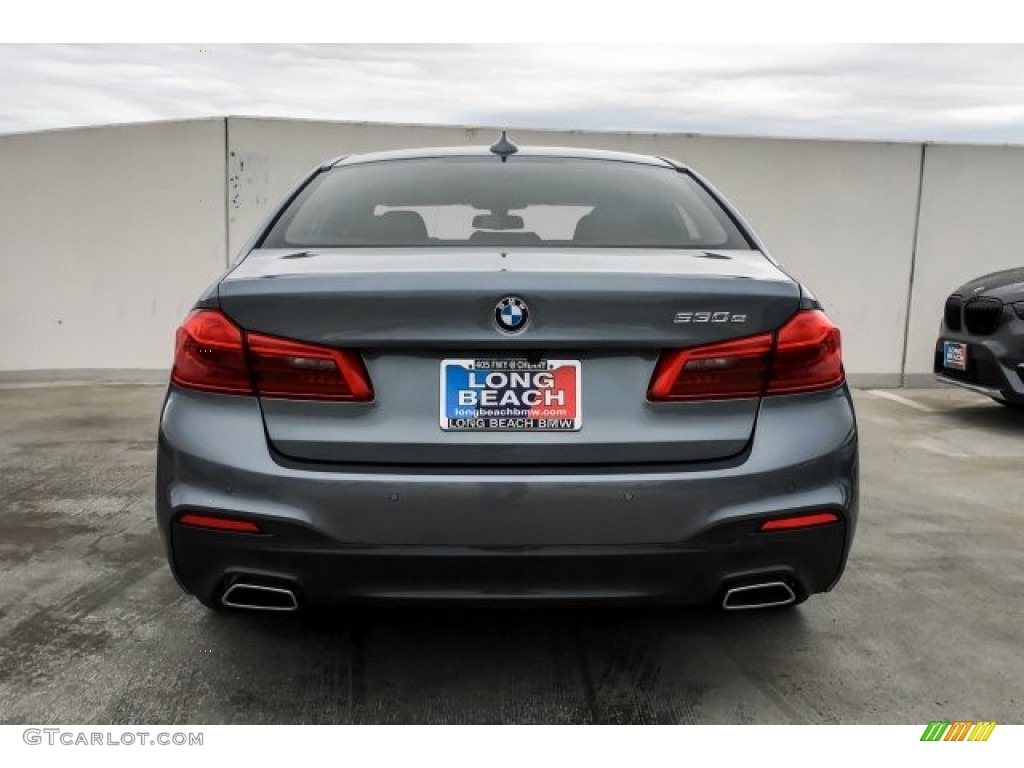 2019 5 Series 530e iPerformance Sedan - Bluestone Metallic / Black photo #3