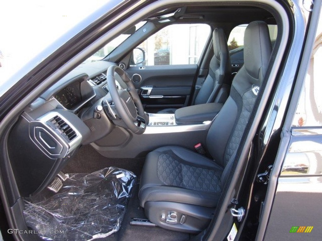 Ebony/Ebony Interior 2019 Land Rover Range Rover Sport SVR Photo #130777254