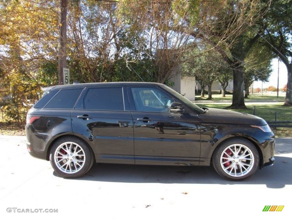 Santorini Black Metallic 2019 Land Rover Range Rover Sport SVR Exterior Photo #130777314