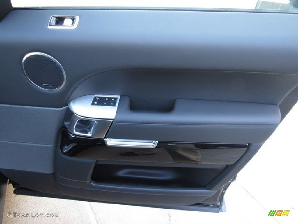 2019 Land Rover Range Rover Sport SVR Ebony/Ebony Door Panel Photo #130777566