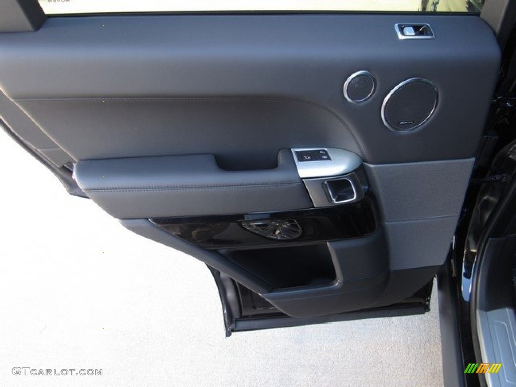 2019 Land Rover Range Rover Sport SVR Ebony/Ebony Door Panel Photo #130777602