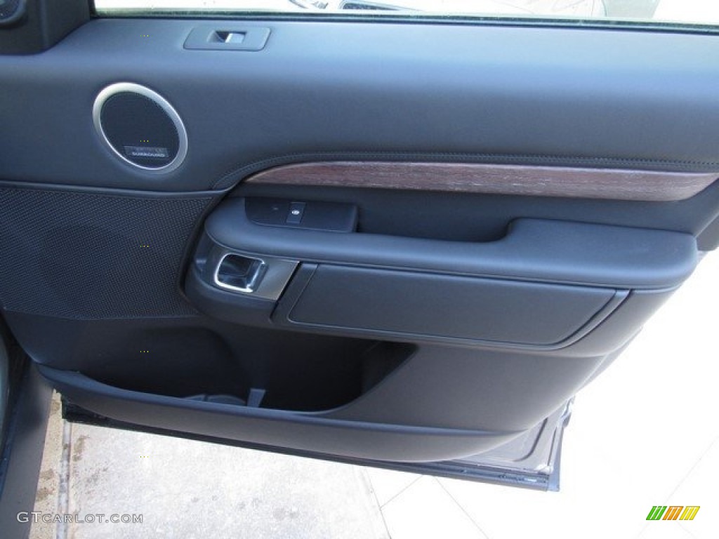 2019 Land Rover Discovery HSE Luxury Ebony Door Panel Photo #130778193
