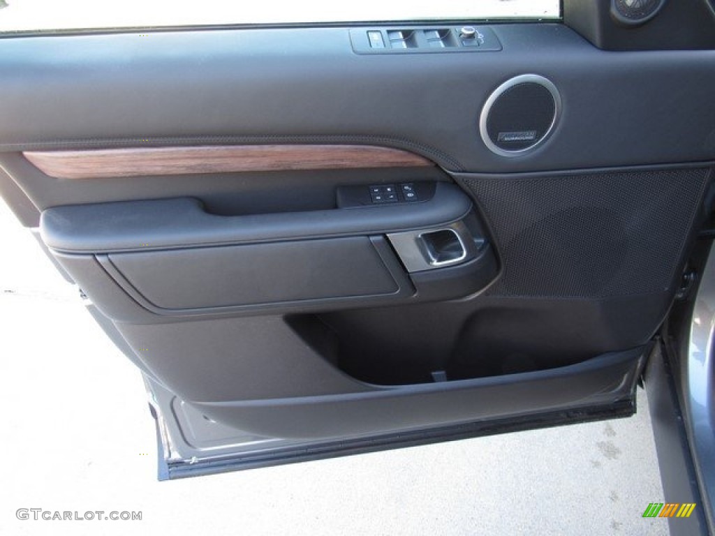 2019 Land Rover Discovery HSE Luxury Ebony Door Panel Photo #130778238