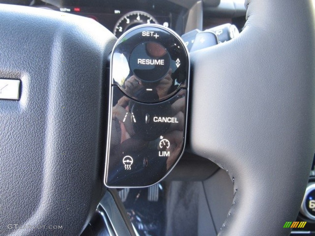 2019 Land Rover Discovery HSE Luxury Ebony Steering Wheel Photo #130778328