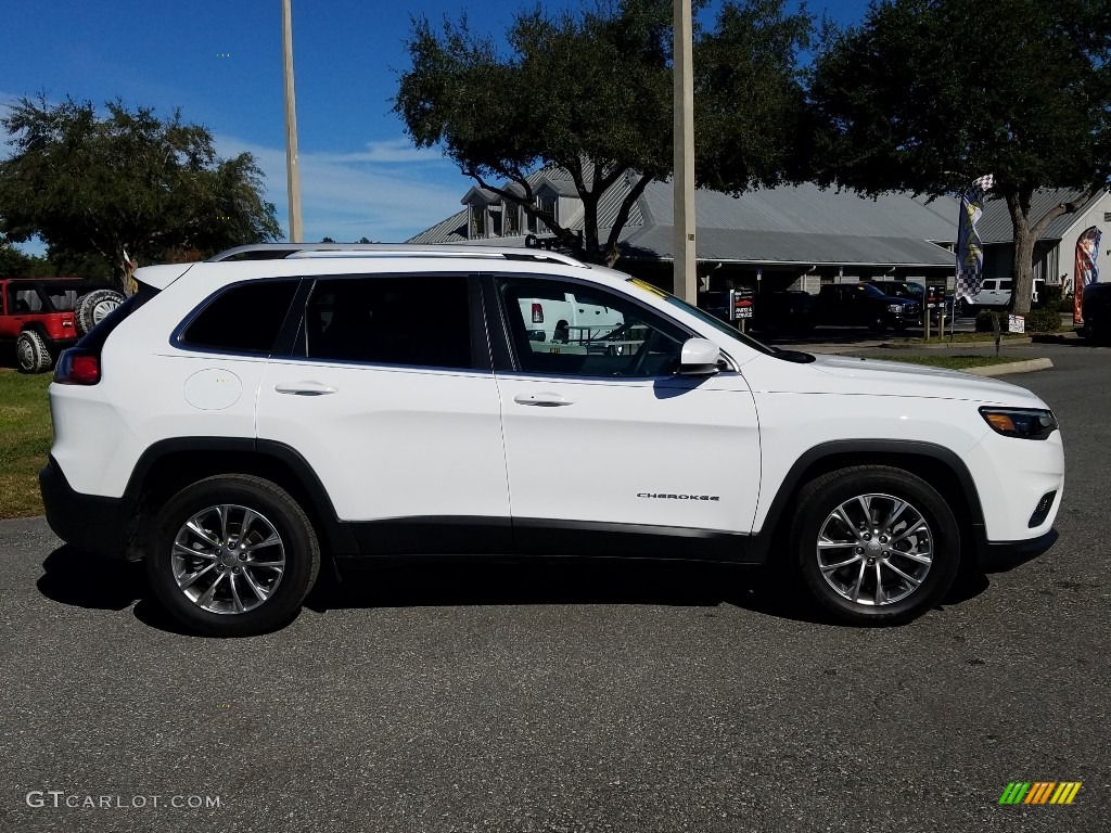 2019 Cherokee Latitude Plus - Bright White / Black photo #6