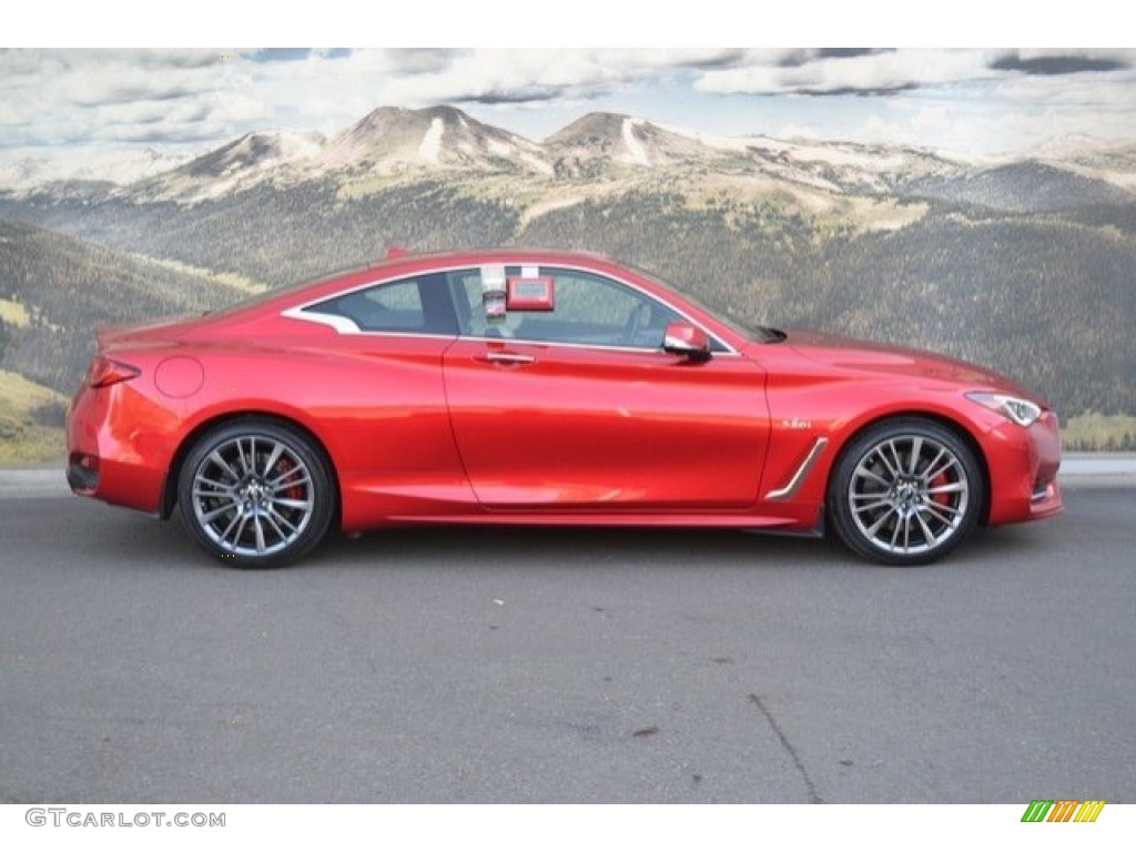 Dynamic Sunstone Red 2017 Infiniti Q60 Red Sport 400 AWD Coupe Exterior Photo #130779384
