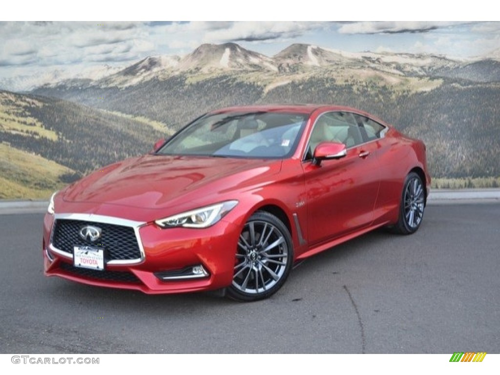 2017 Infiniti Q60 Red Sport 400 AWD Coupe Exterior Photos