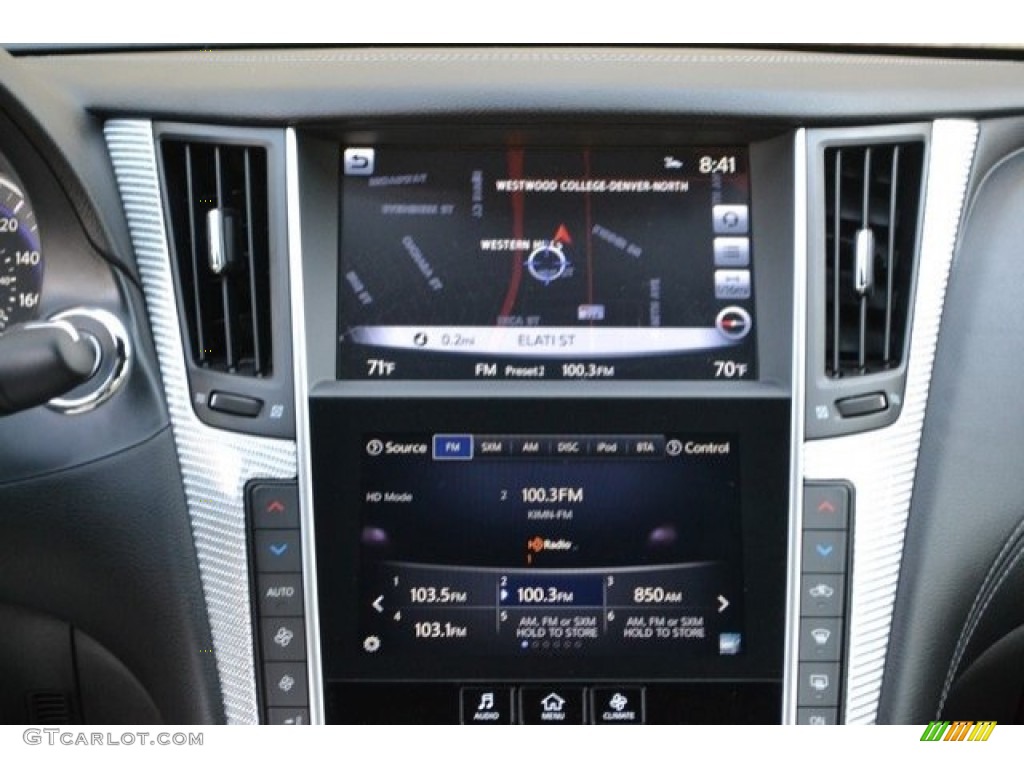 2017 Infiniti Q60 Red Sport 400 AWD Coupe Controls Photo #130779633
