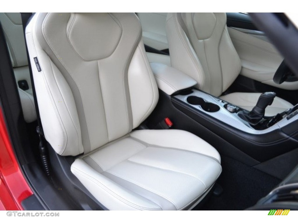 2017 Infiniti Q60 Red Sport 400 AWD Coupe Front Seat Photos