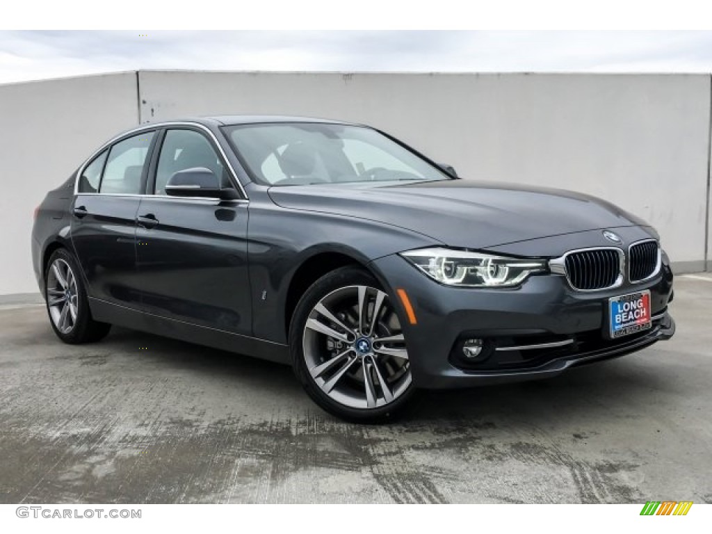 2018 3 Series 330e iPerformance Sedan - Mineral Grey Metallic / Black photo #12