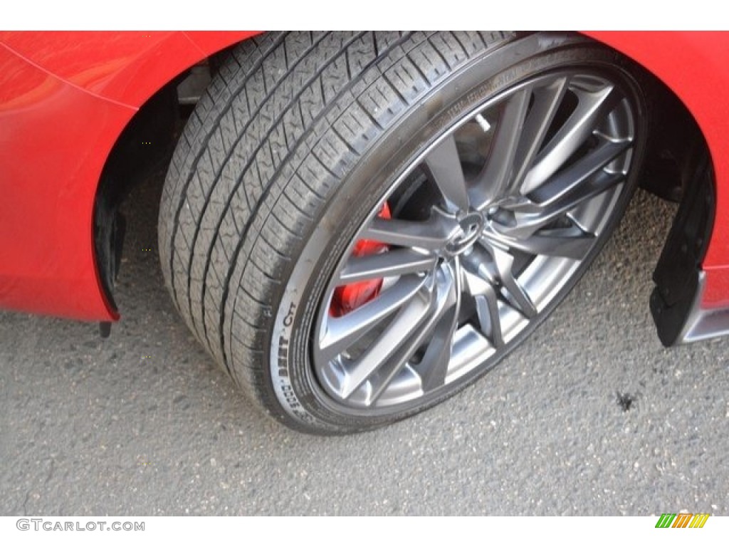 2017 Infiniti Q60 Red Sport 400 AWD Coupe Wheel Photos