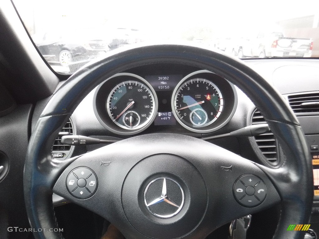 2011 SLK 300 Roadster - Palladium Silver Metallic / Black photo #24