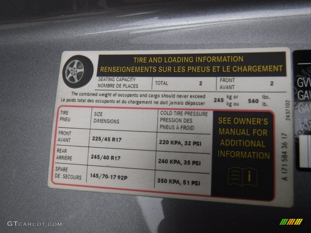 2011 SLK 300 Roadster - Palladium Silver Metallic / Black photo #33