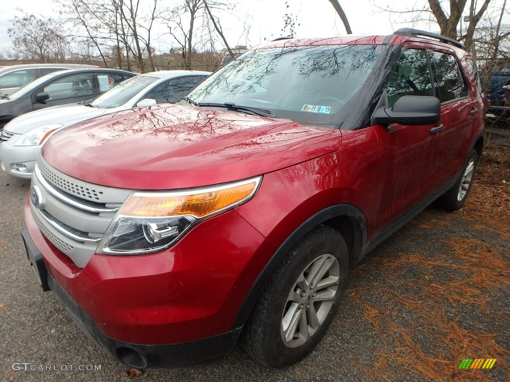 2015 Explorer 4WD - Ruby Red / Medium Light Stone photo #1