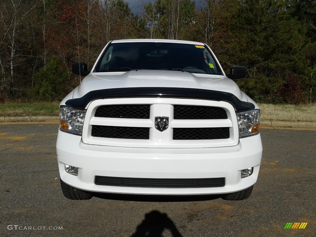 2012 Ram 1500 Express Crew Cab 4x4 - Bright White / Dark Slate Gray/Medium Graystone photo #3