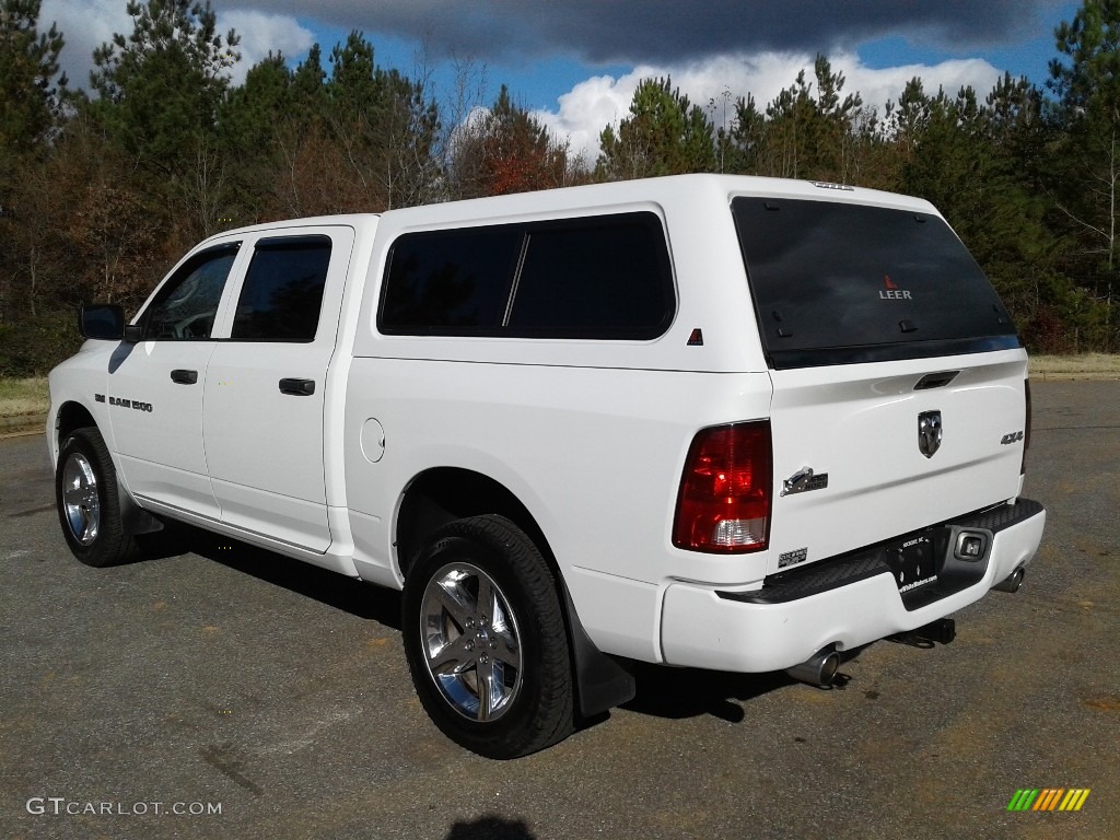 2012 Ram 1500 Express Crew Cab 4x4 - Bright White / Dark Slate Gray/Medium Graystone photo #8