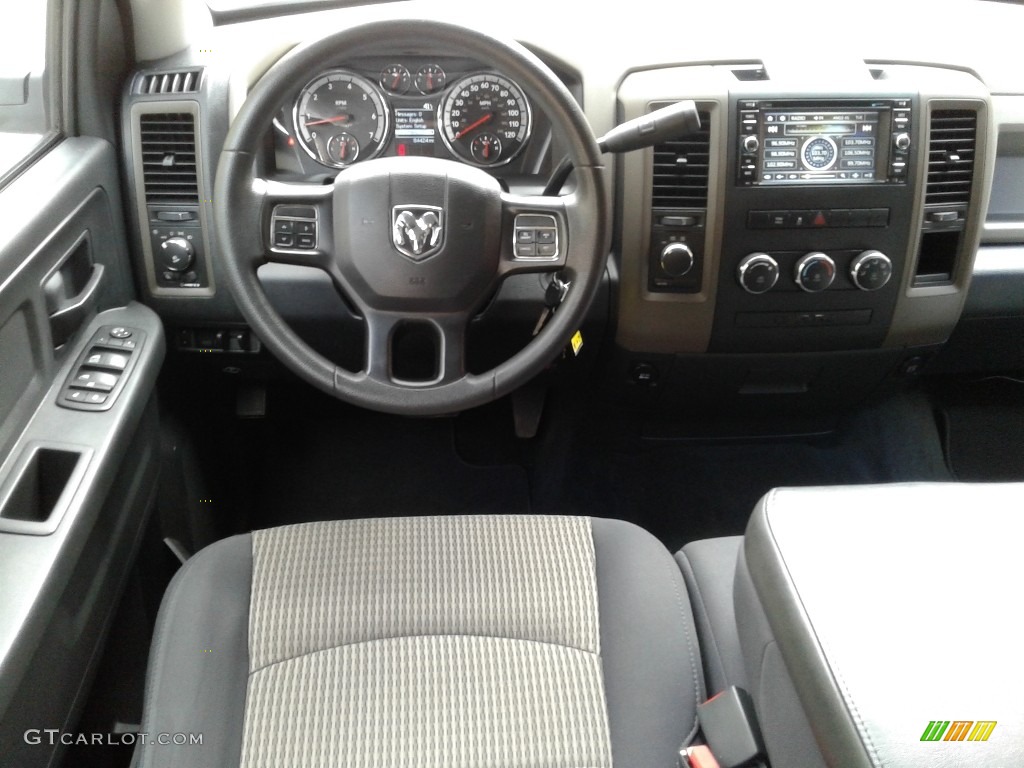 2012 Ram 1500 Express Crew Cab 4x4 - Bright White / Dark Slate Gray/Medium Graystone photo #26