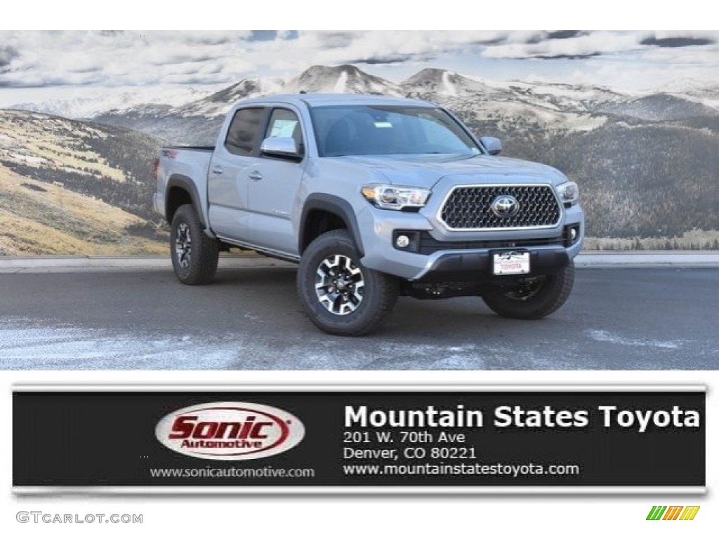 2019 Tacoma TRD Off-Road Double Cab 4x4 - Cement Gray / TRD Graphite photo #1