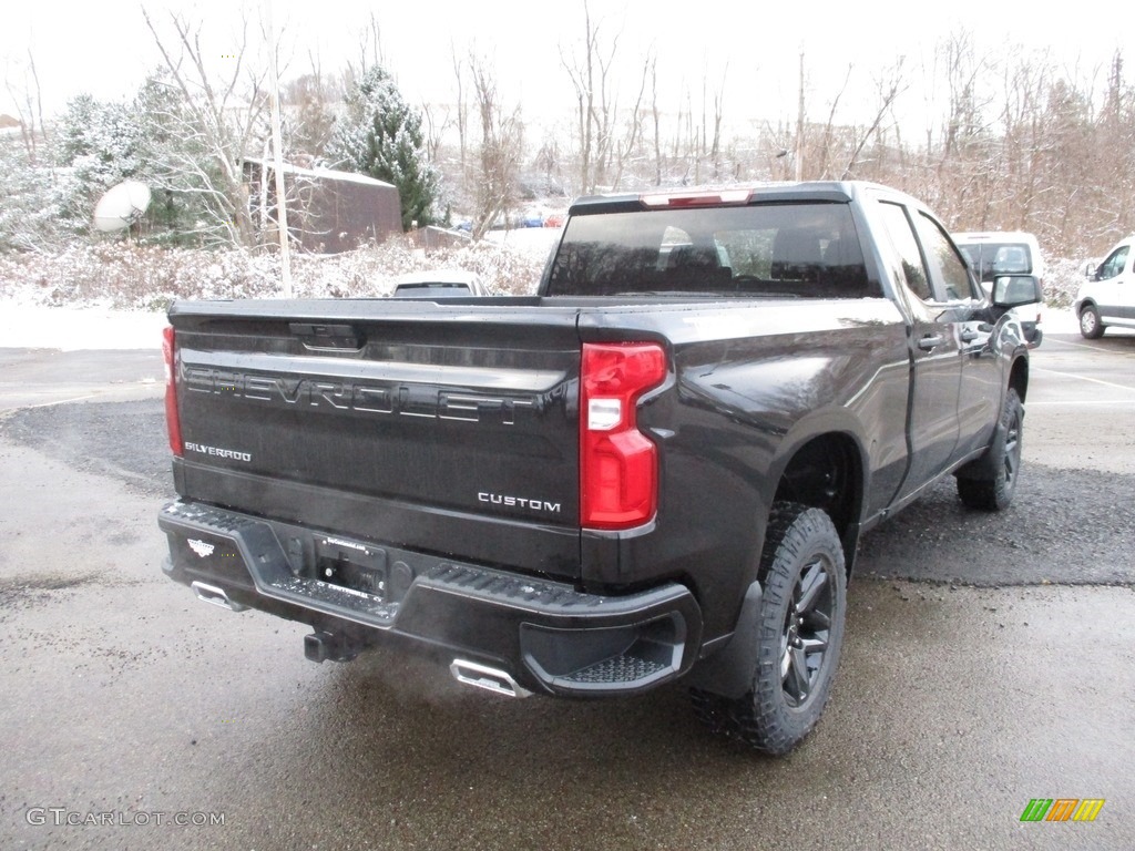 2019 Silverado 1500 Custom Z71 Trail Boss Double Cab 4WD - Black / Jet Black photo #3