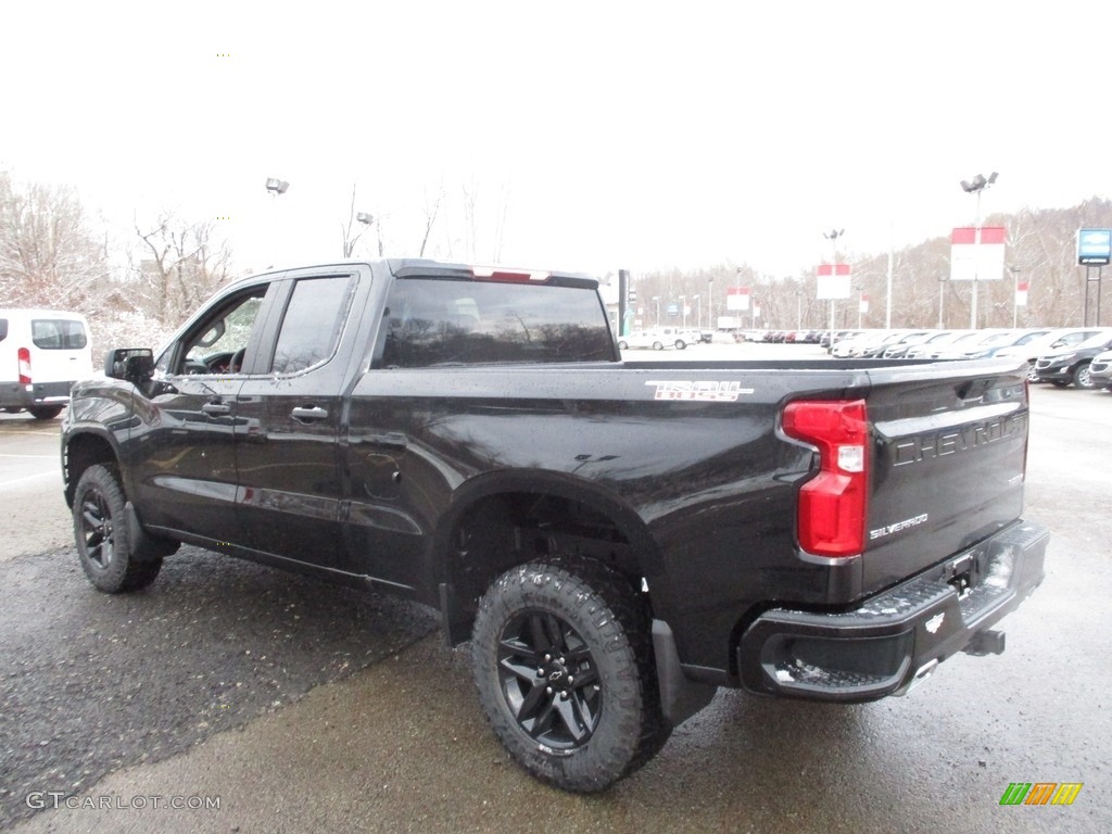 2019 Silverado 1500 Custom Z71 Trail Boss Double Cab 4WD - Black / Jet Black photo #5