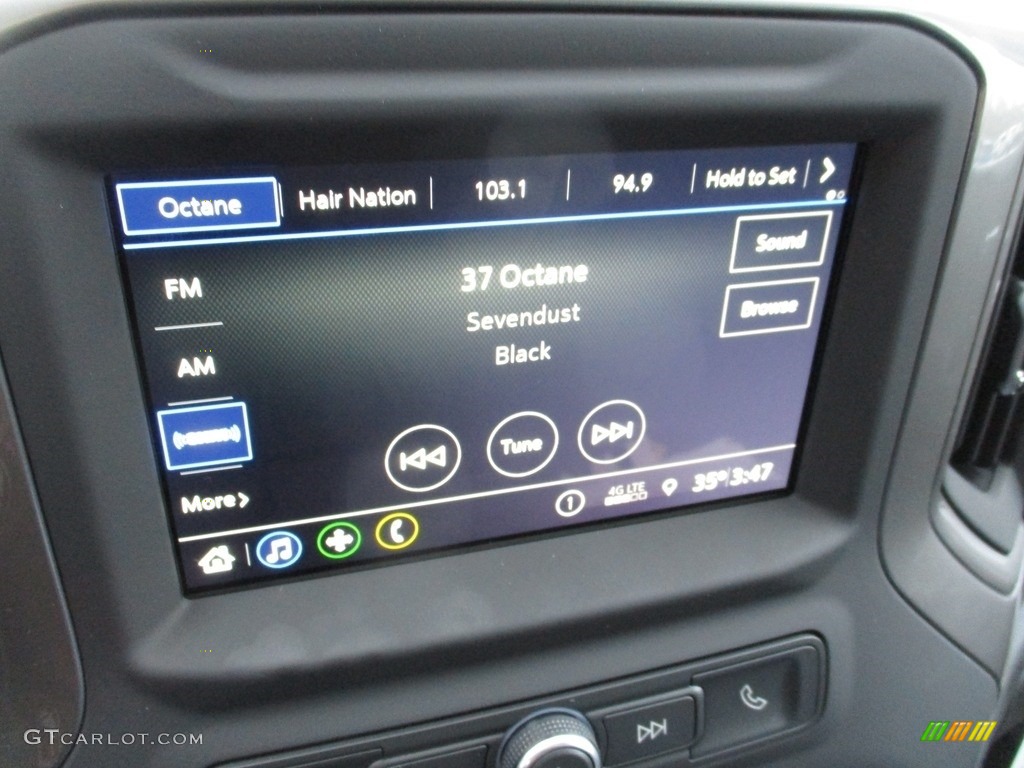 2019 Silverado 1500 Custom Z71 Trail Boss Double Cab 4WD - Black / Jet Black photo #14