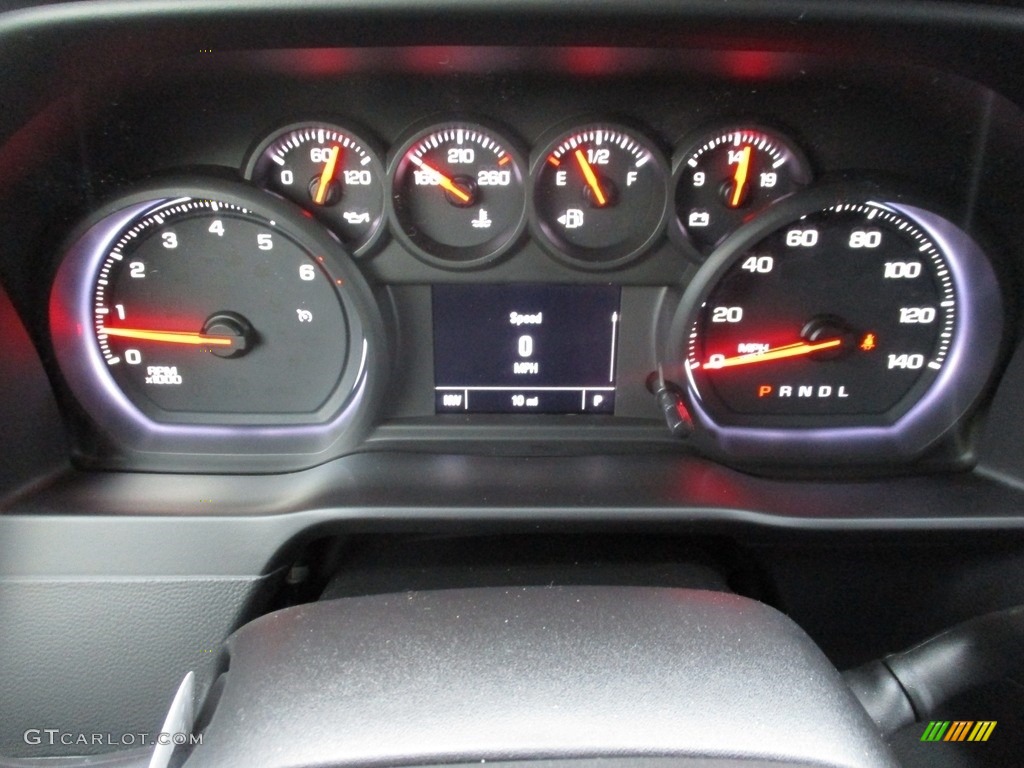 2019 Silverado 1500 Custom Z71 Trail Boss Double Cab 4WD - Black / Jet Black photo #20