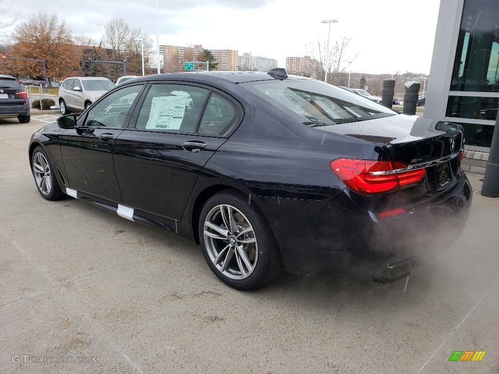 2019 7 Series 750i xDrive Sedan - Carbon Black Metallic / Cognac photo #2