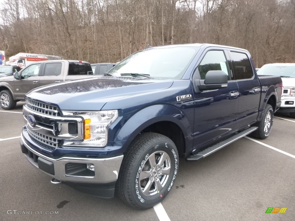 2019 F150 XLT SuperCrew 4x4 - Blue Jeans / Earth Gray photo #2