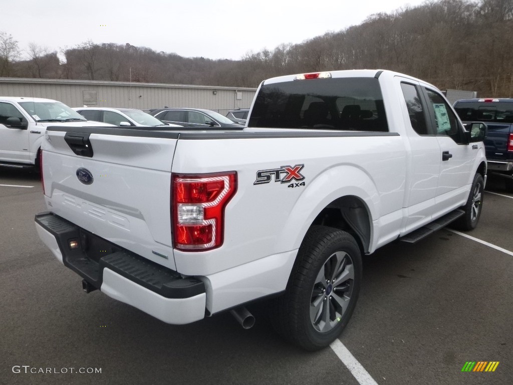 2019 F150 STX SuperCab 4x4 - Oxford White / Earth Gray photo #4