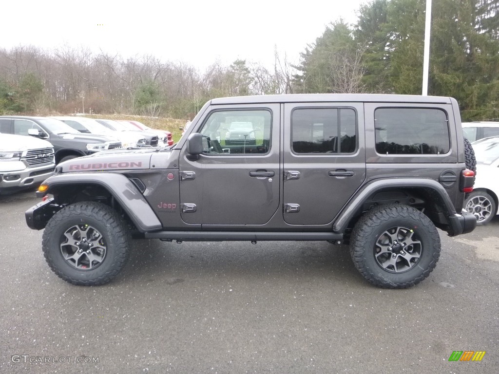 Granite Crystal Metallic 2019 Jeep Wrangler Unlimited Rubicon 4x4 Exterior Photo #130790751
