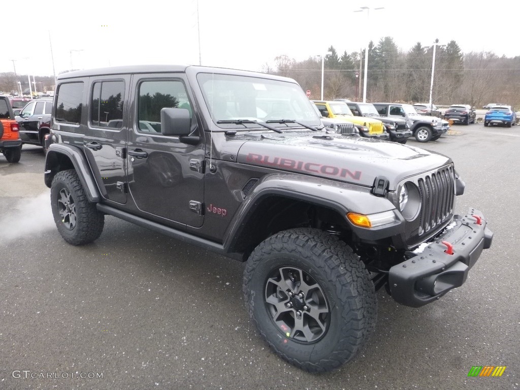 Granite Crystal Metallic 2019 Jeep Wrangler Unlimited Rubicon 4x4 Exterior Photo #130790882