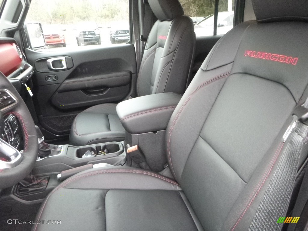 Black Interior 2019 Jeep Wrangler Unlimited Rubicon 4x4 Photo #130791045
