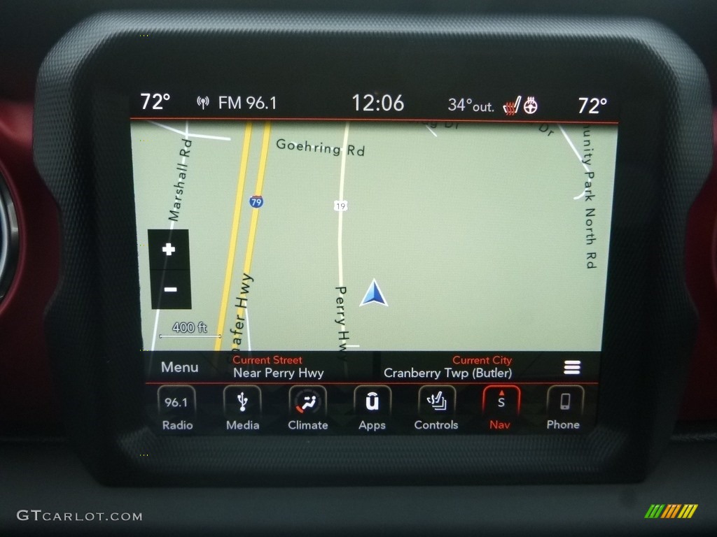 2019 Jeep Wrangler Unlimited Rubicon 4x4 Navigation Photo #130791102