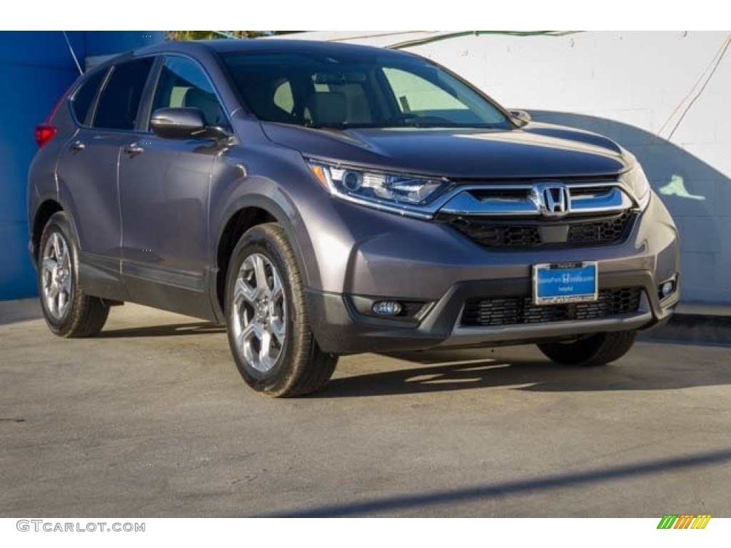 2018 CR-V EX-L - Modern Steel Metallic / Black photo #1