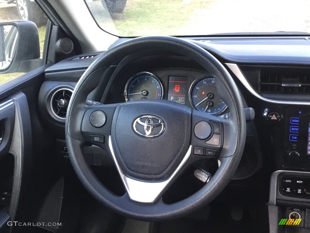 2017 Corolla LE - Falcon Gray Metallic / Ash Gray photo #15