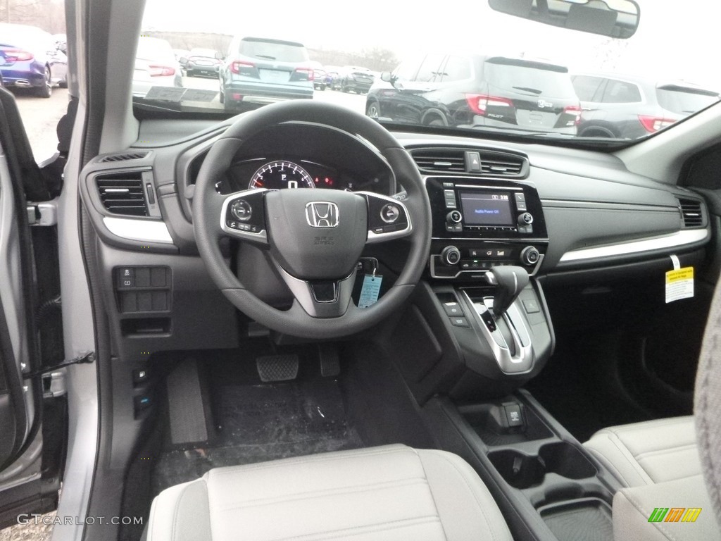 Gray Interior 2019 Honda CR-V LX AWD Photo #130794387