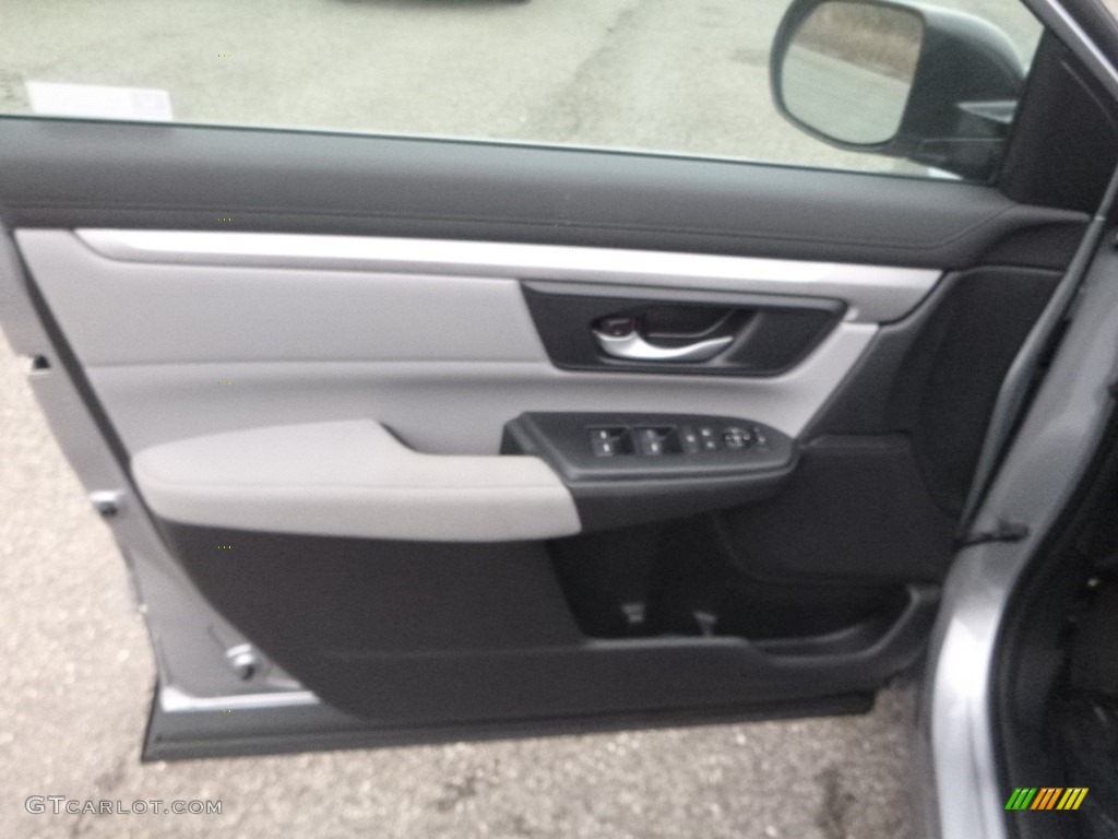 2019 Honda CR-V LX AWD Gray Door Panel Photo #130794405