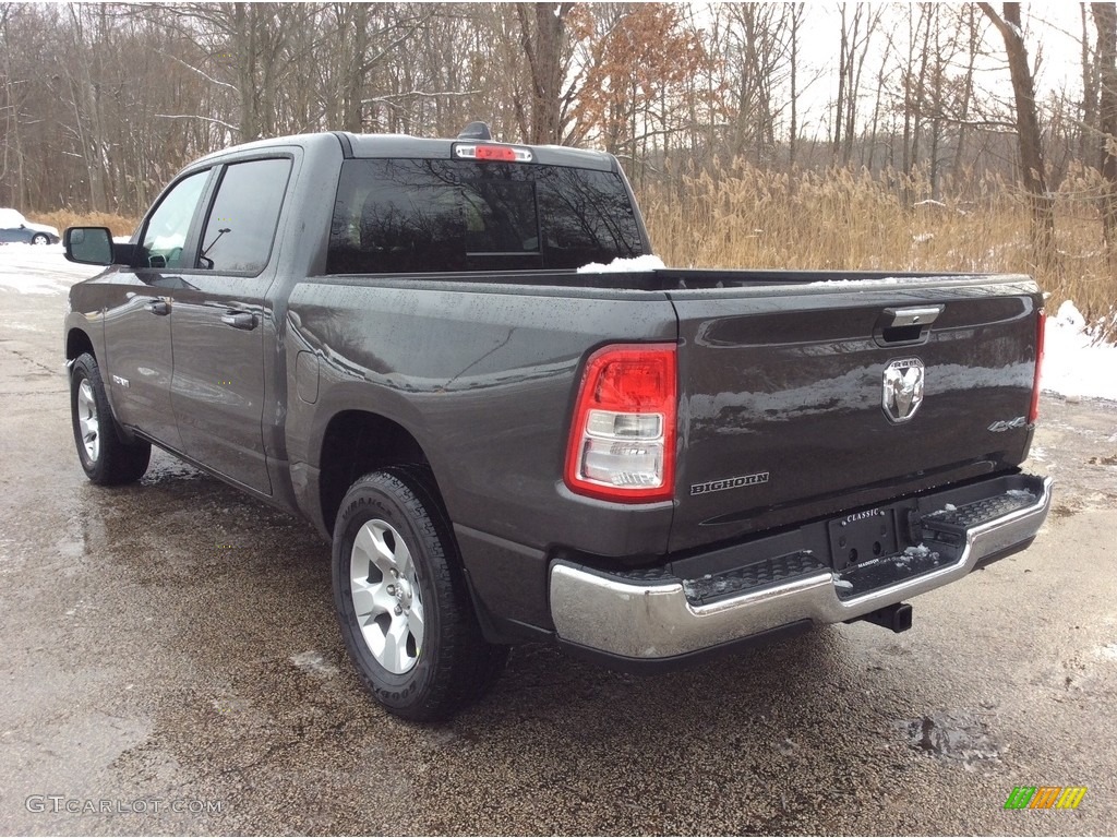 2019 1500 Big Horn Crew Cab 4x4 - Granite Crystal Metallic / Black/Diesel Gray photo #4