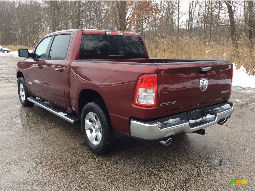 2019 1500 Big Horn Crew Cab 4x4 - Delmonico Red Pearl / Black photo #4