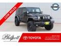 Black 2013 Jeep Wrangler Unlimited Sahara 4x4