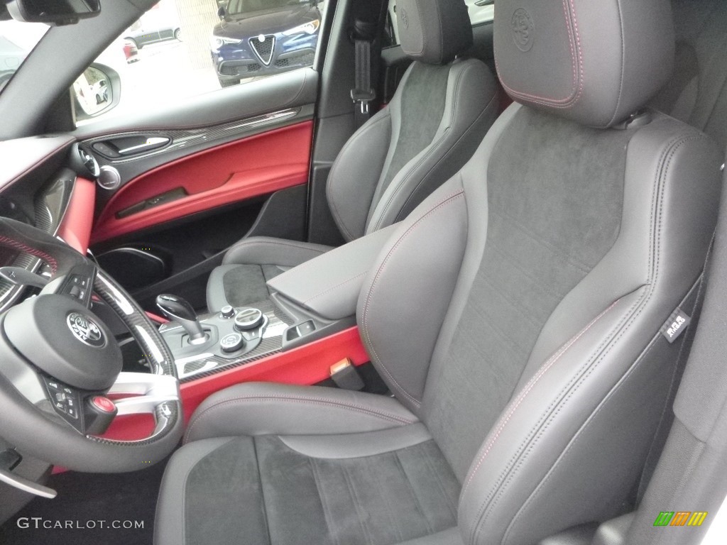 2019 Alfa Romeo Stelvio Quadrifoglio AWD Front Seat Photo #130798134
