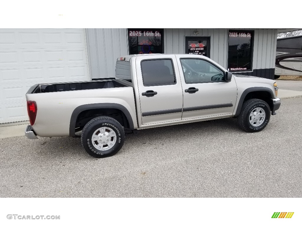 2008 Colorado LT Crew Cab 4x4 - Silver Birch Metallic / Ebony photo #2
