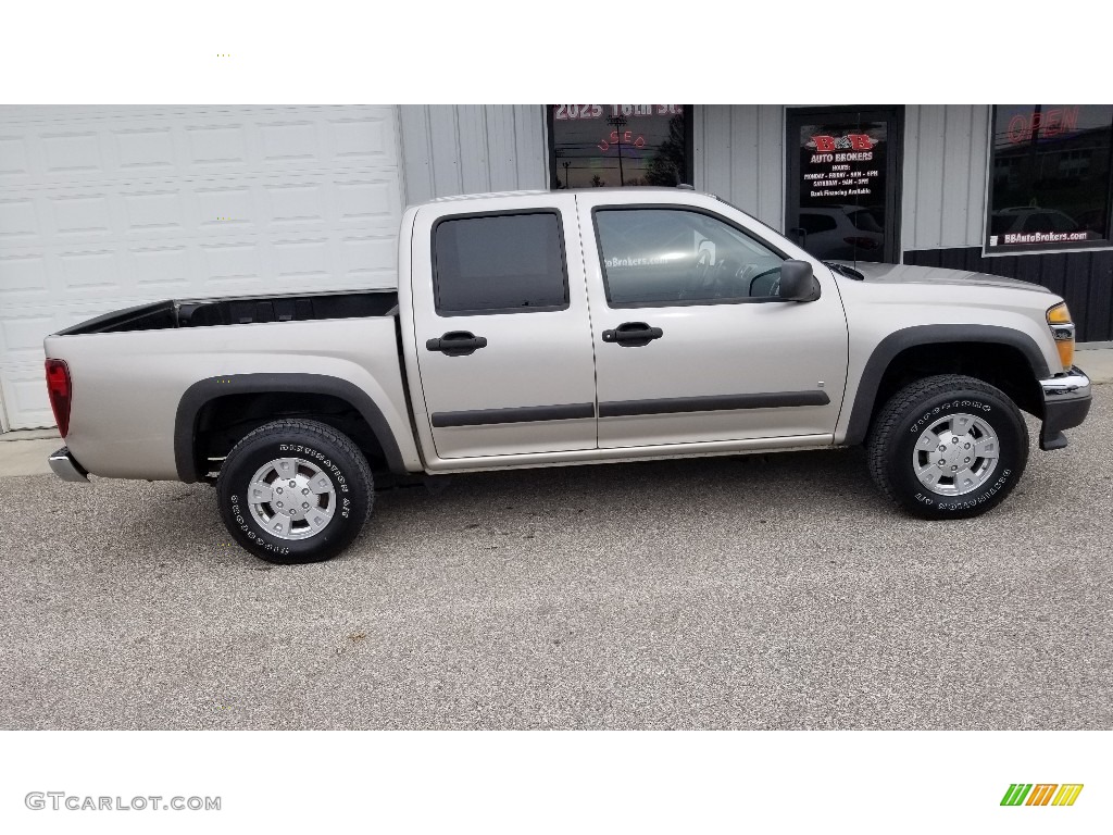 2008 Colorado LT Crew Cab 4x4 - Silver Birch Metallic / Ebony photo #12