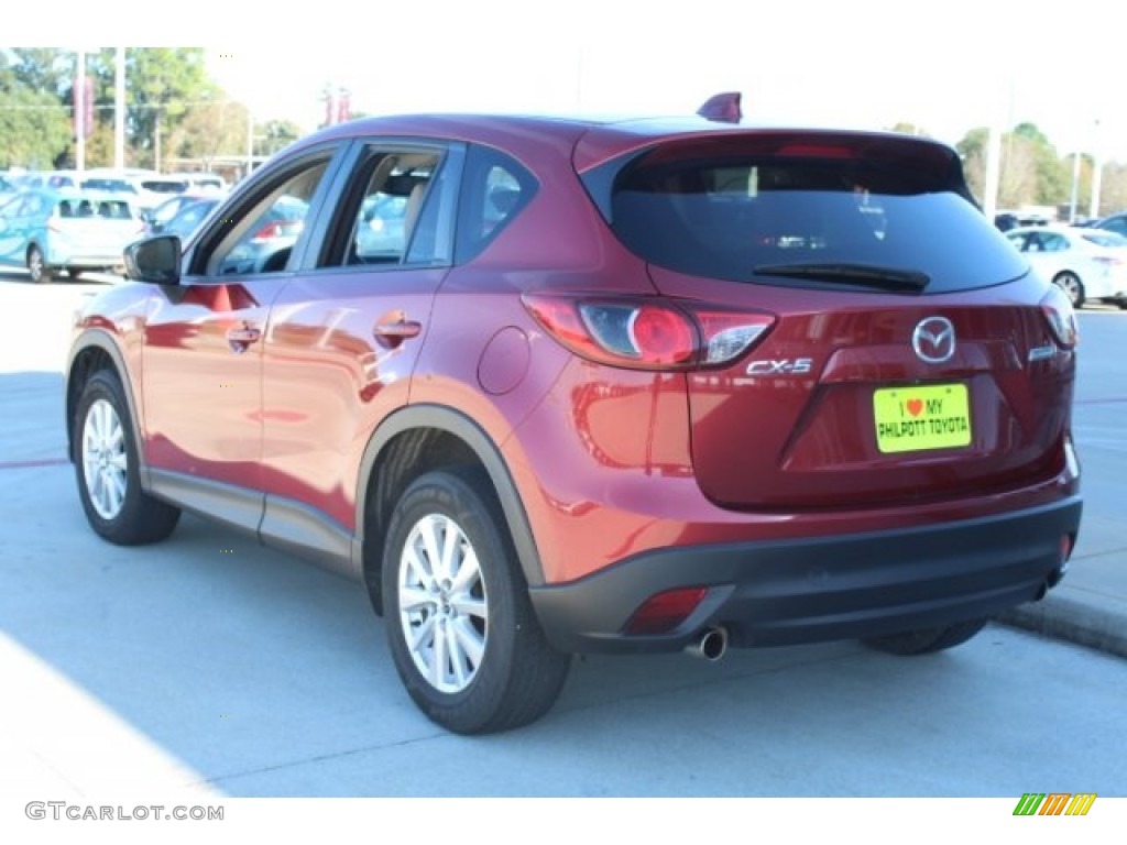 2013 CX-5 Touring - Zeal Red Mica / Sand photo #6