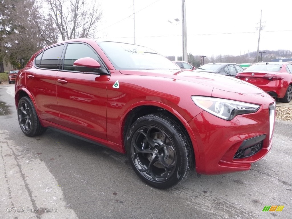 Alfa Rosso (Red) 2019 Alfa Romeo Stelvio Quadrifoglio AWD Exterior Photo #130798686