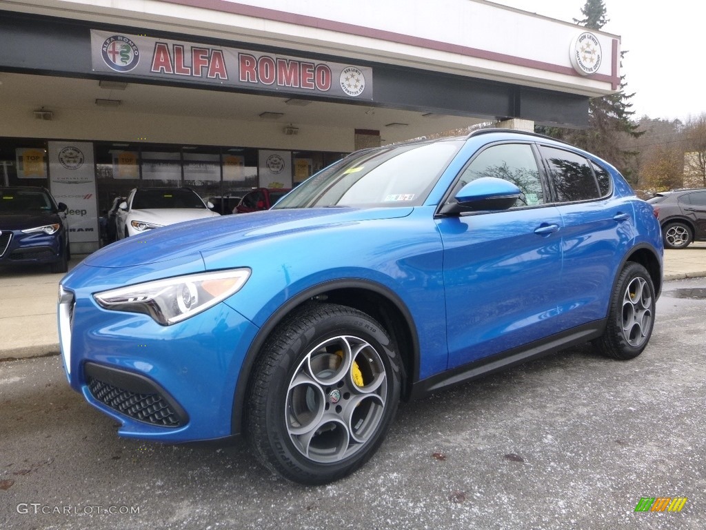2019 Stelvio AWD - Misano Blue Metallic / Black photo #2
