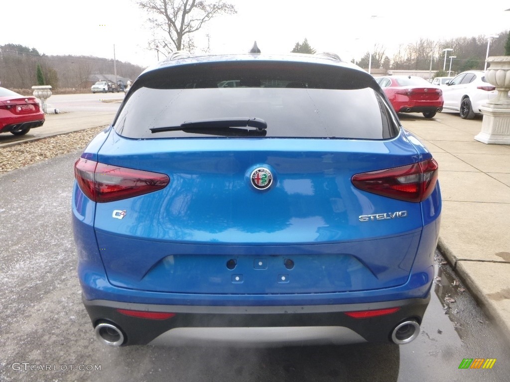 2019 Stelvio AWD - Misano Blue Metallic / Black photo #6