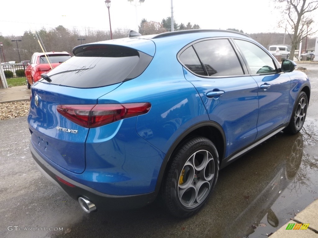 2019 Stelvio AWD - Misano Blue Metallic / Black photo #8