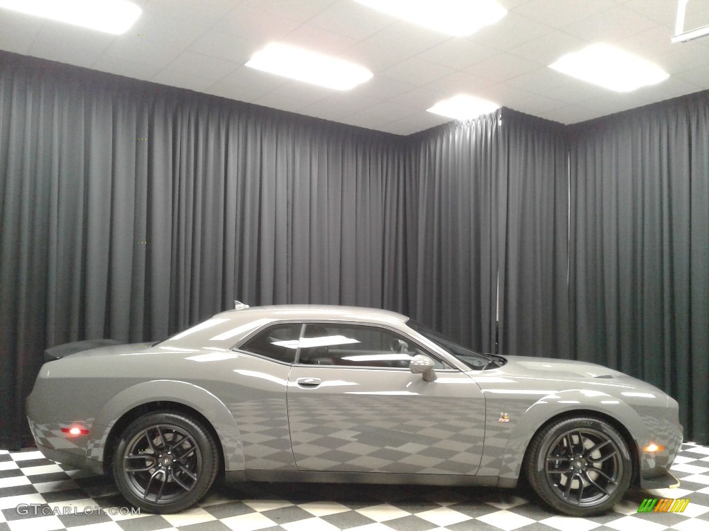 Destroyer Gray 2019 Dodge Challenger R/T Scat Pack Widebody Exterior Photo #130800870